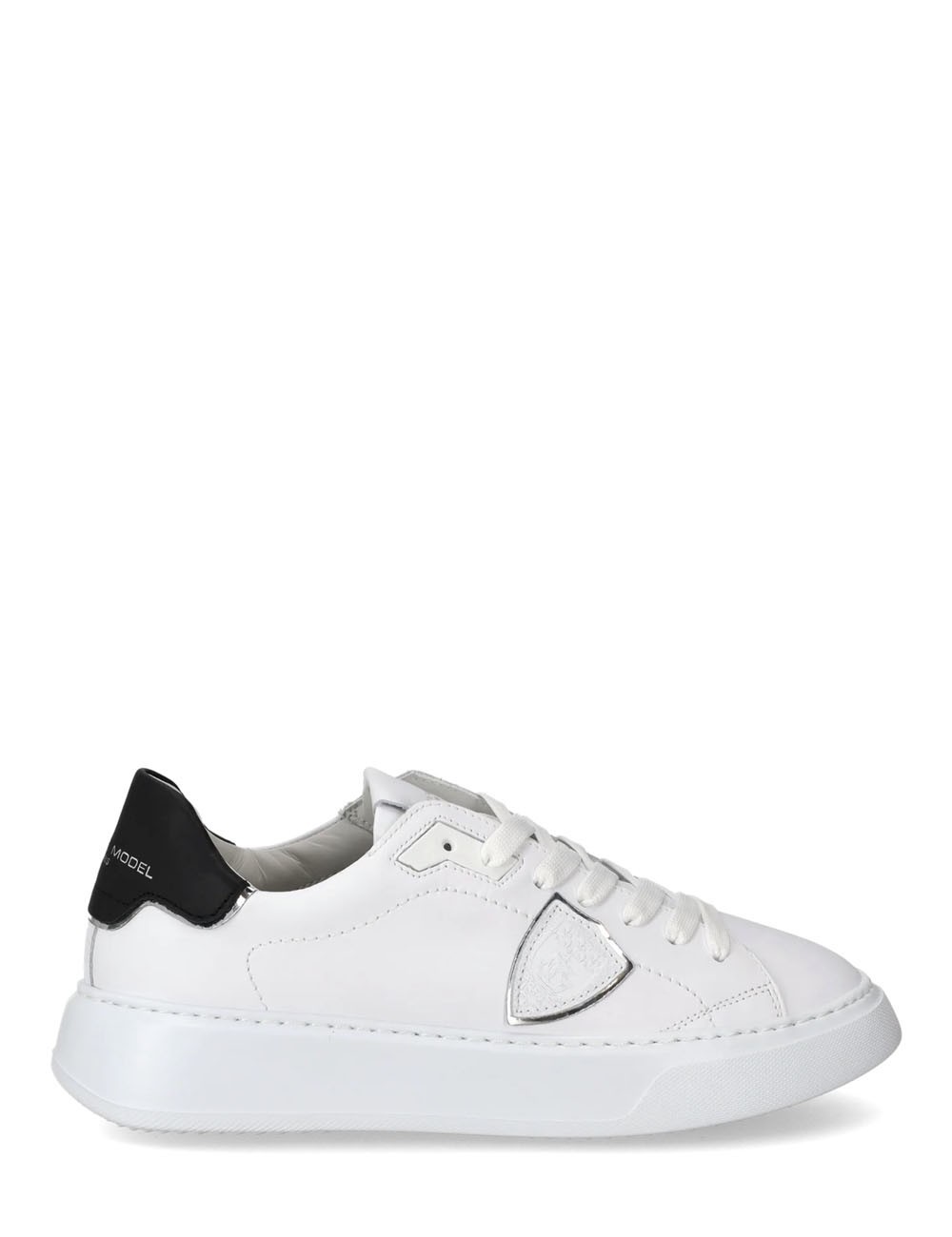 Sneaker bassa Temple bianco e nero