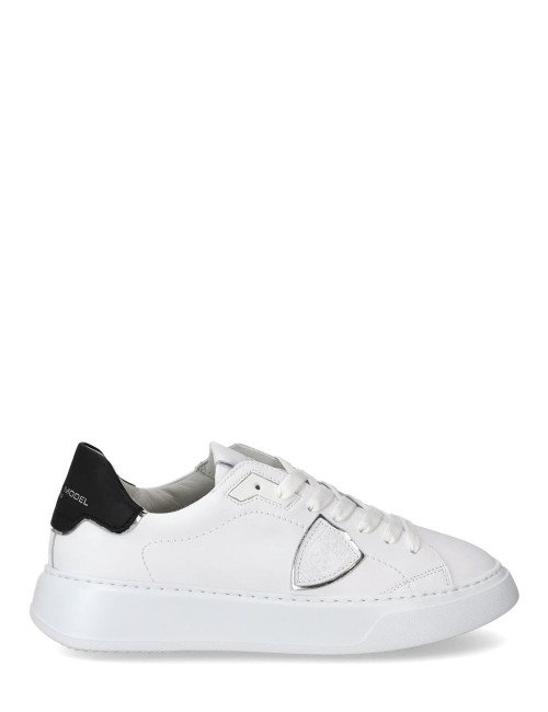 Sneaker bassa Temple bianco e nero