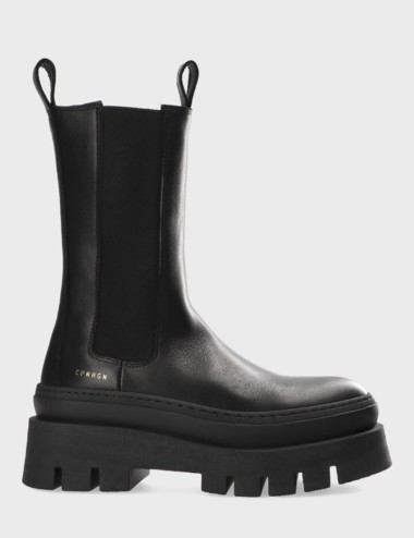 Stivaletti chelsea in vitello nero