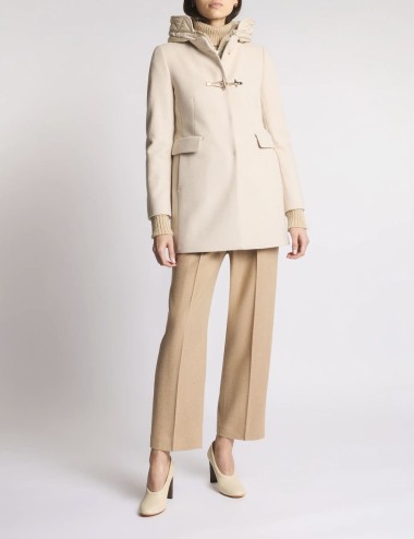 Toggle Coat in Panno di Lana Mélange